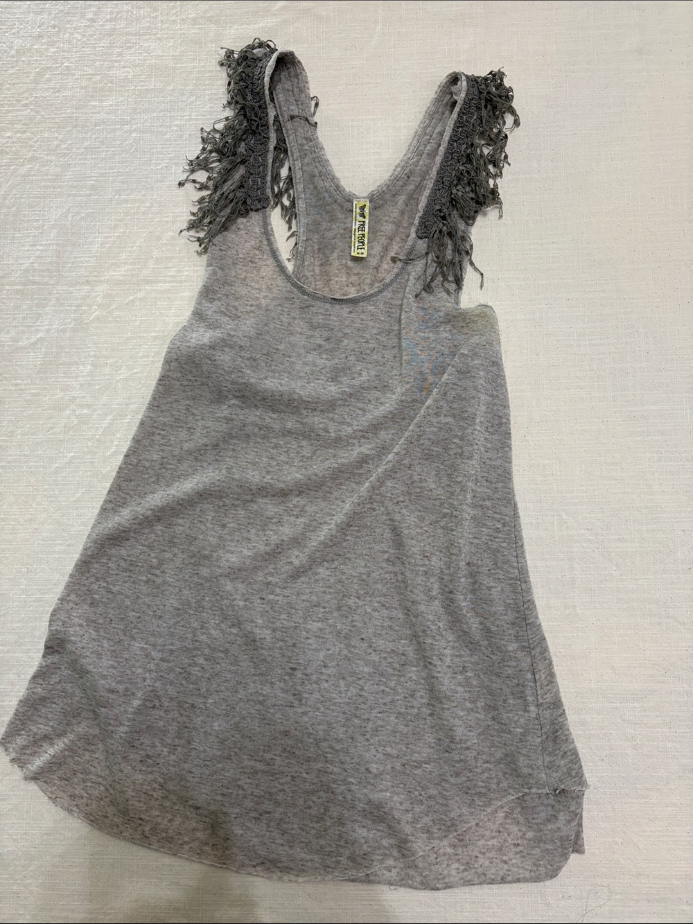 We the Free fringe racerback tank top tunic size medium